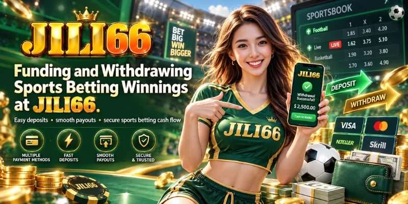 funding and withdrawing sports betting winnings at jili66