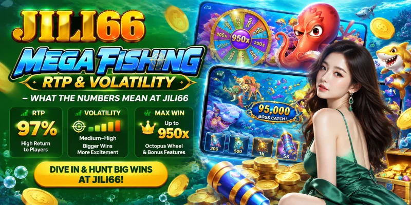 mega fishing rtp & volatility what the numbers mean at jili66