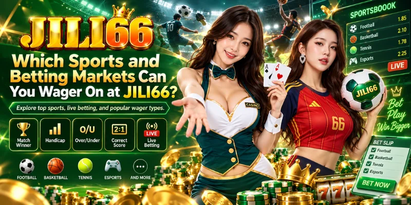 which sports and betting markets can you wager on at jili66